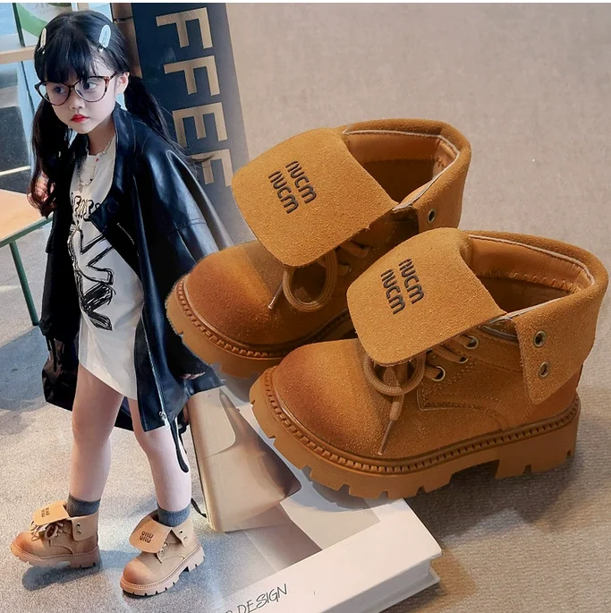 

Kids Short Shoes For Girls Fashionable Non Slip Everyday Universal Chic Leather Shoes In Korean Style With Soft Sole