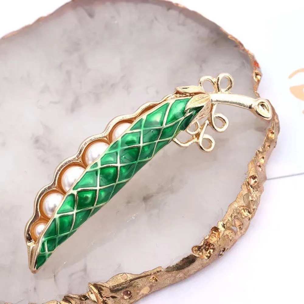 Luxury Beautiful Pea Design Men Women Brooch Pin，Jewelry & Accessories，Wedding Holiday Party Accessories Couple Novelty Gifts