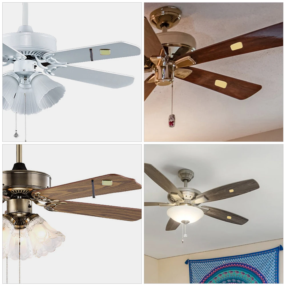 

8 Sets 3G Balance Clips Blades Replacement Fan Blades Kit Installation Ceiling Fan Accessories Weights Home Hotel