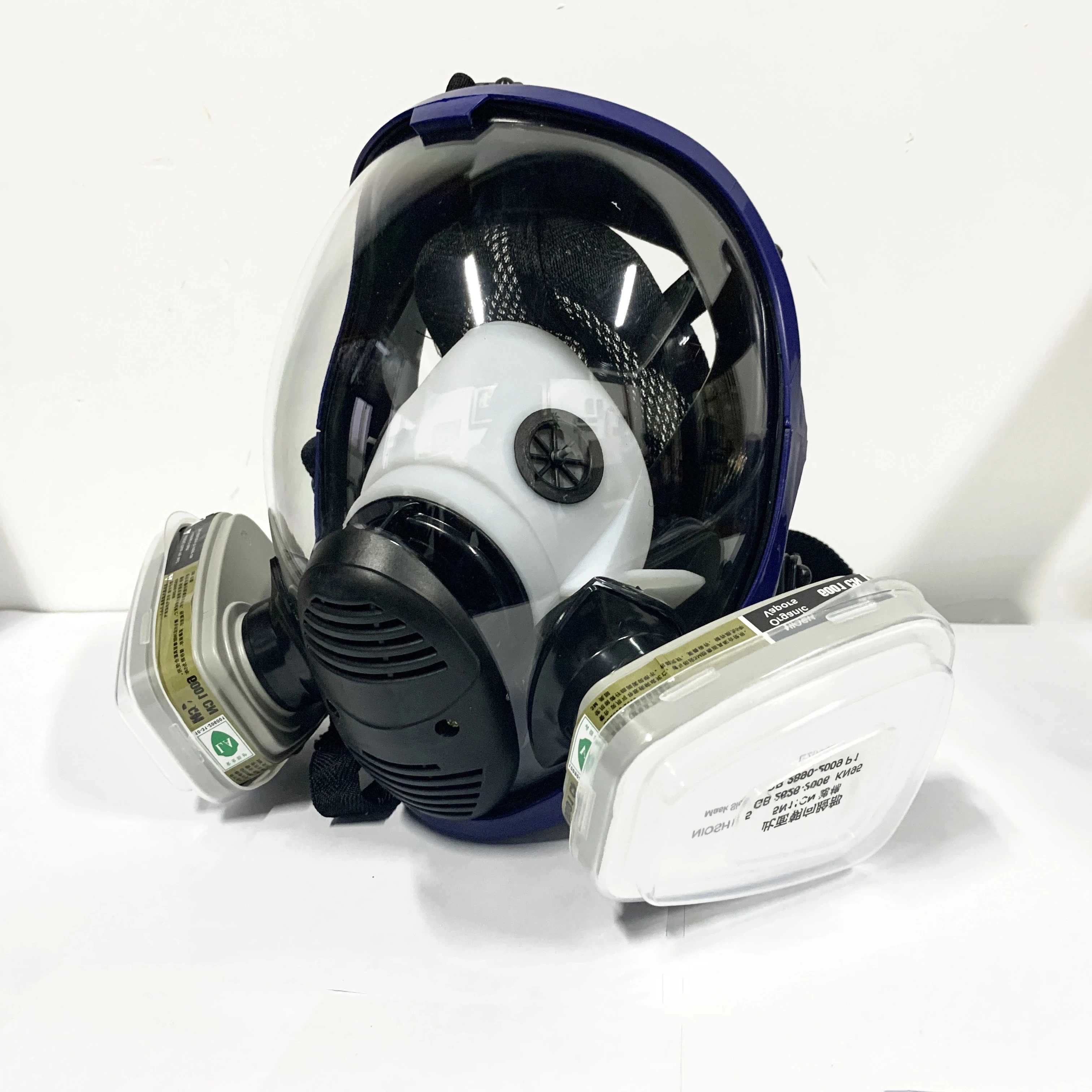 Chemical mask 6800 15/17 in 1 gas mask dust respirator paint insecticide spray silicone full face filter for laboratory welding