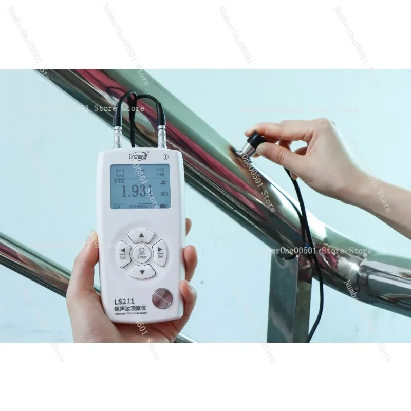 LS1211 Digital Ultrasonic Metal Thickness Gauge Meter Through Coating Portable Tester Price Ultrasonic Thickness Meter for Metal