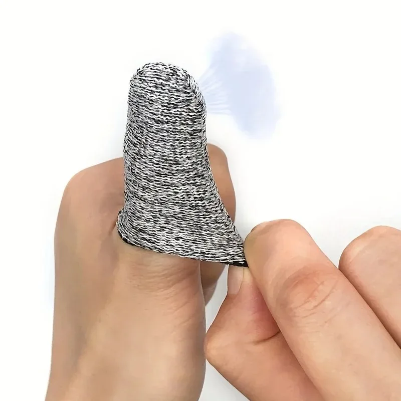 10 шт., устойчивые к порезам напальчники, защитные чехлы для пальцев, многоразовые защитные чехлы для пальцев, швейные принадлежности