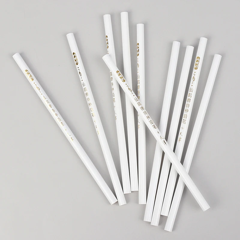 2 Pieces Special Pencil Glass Leather Plastic Metal Porcelain Dotted Line Marking Woodworking Clothing Pencil White Pencil