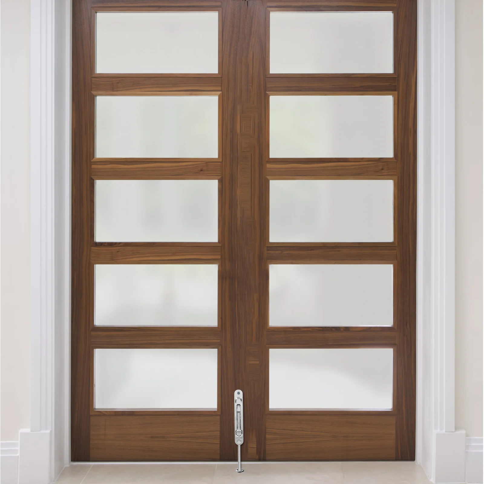 1 مجموعة مكافحة سرقة قفل الباب الصيد الفولاذ المقاوم للصدأ مزدوجة مزلاج الباب مزلاج 200 مللي متر تمديد الأمن فلوش الترباس قفل منزلق للمنزل