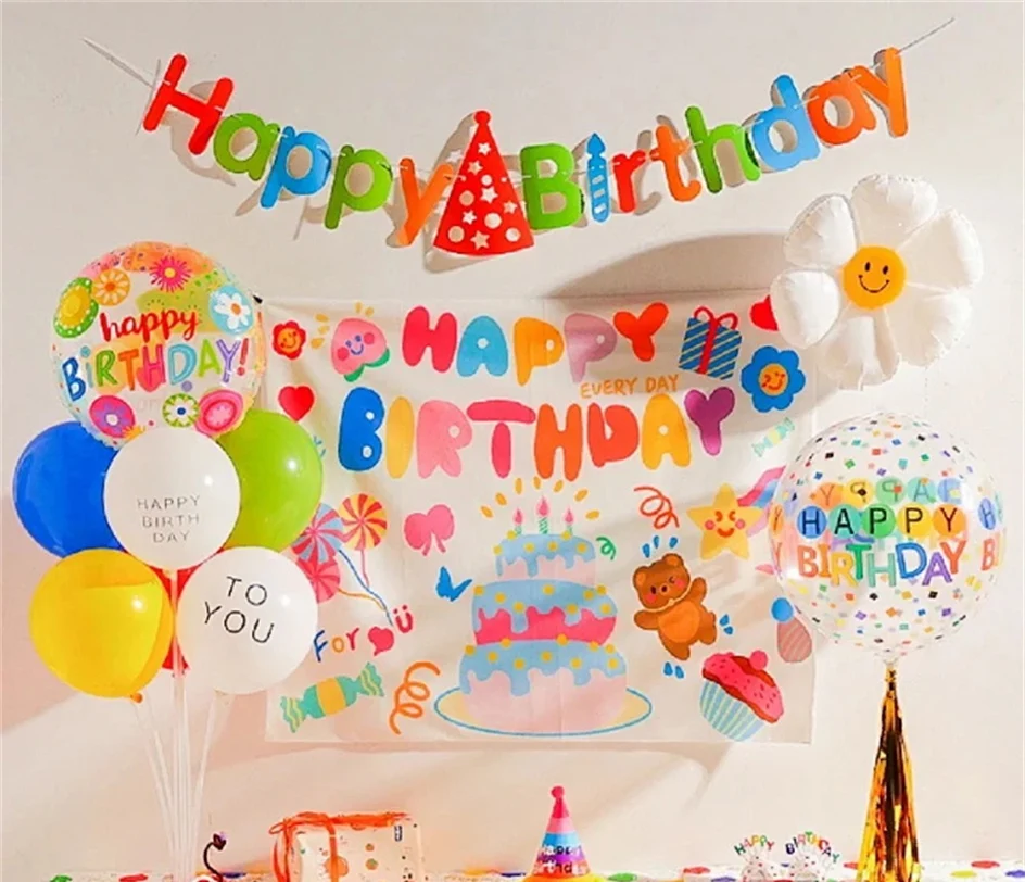 Pferd Geburtstag Party Dekorationen Lieferungen Deco Set Mädchen Pferd Dekoration Alles Gute Zum Geburtstag Papier Geschirr Luftballons Für Kind Kits – Detail 6
