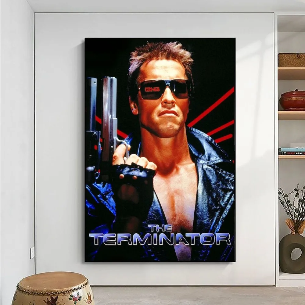 Movie TERMINATOR Poster  Club Kraft Paper Prints Rules Poster Vintage Home Room Cafe Bar Art Wall Decor Aesthetic Painting