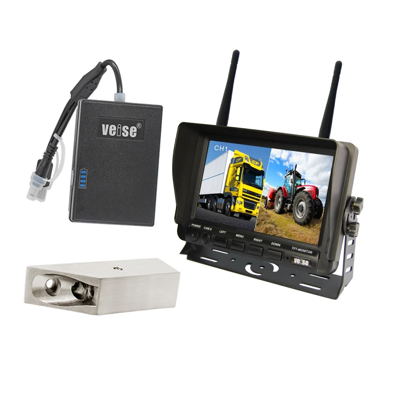 

Wireless Vehicle Forklift Truck Reverse Camera Monitor System For Excavator, REACH Truck