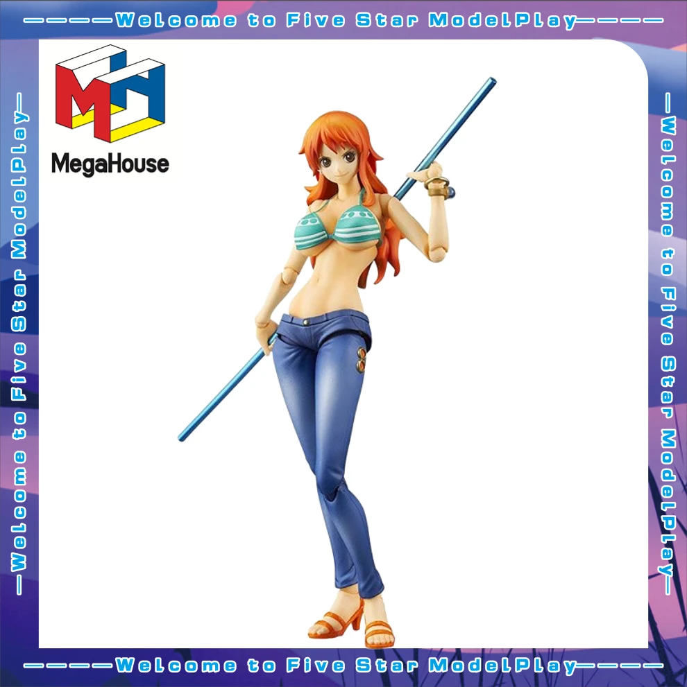 【FS】 Original MegaHouse Variable Action Heroes Neptune Nami Anime Doll Figure Model Toys Gift Ornaments