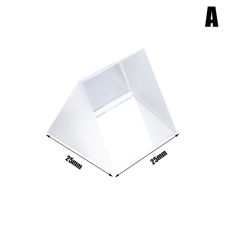 Triangular Prism Rainbow Prisma Crystal Glass Photographic Prisme Color Prisms Physics Children's Light Experiment