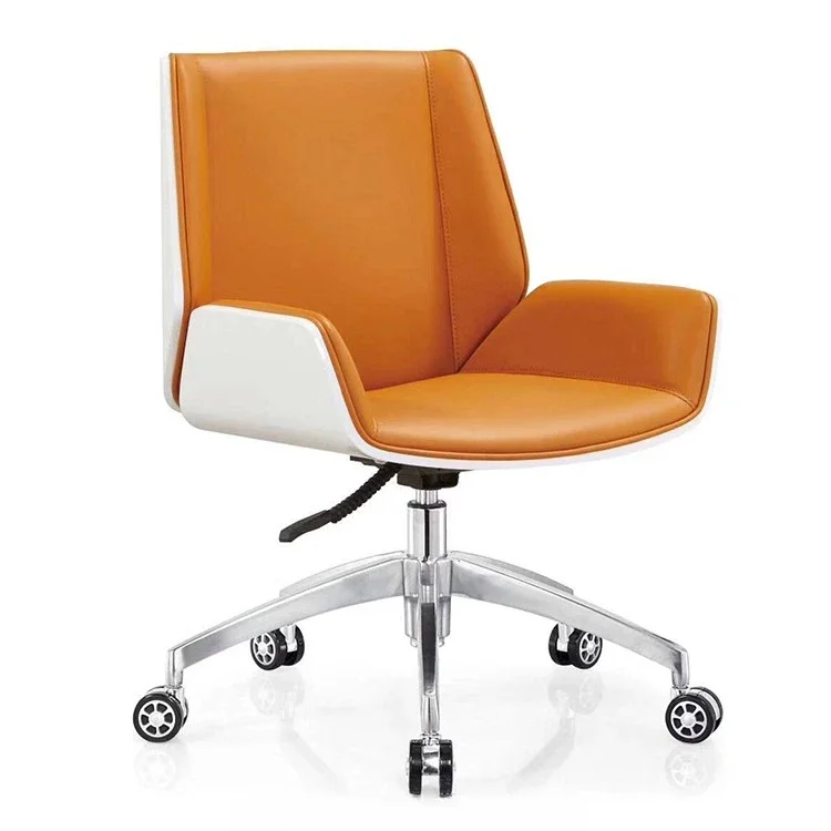 Wholesale Luxury Leather Office Chairs Lumbar Support Revolving Computer Chairs With Wheel Executive Ergonomic Chairs