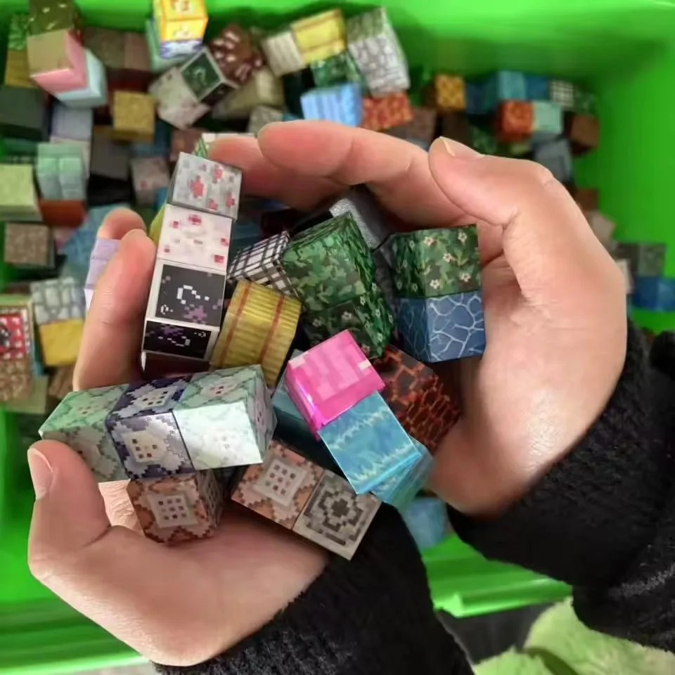 Bloqu de construcción magnéticos Mine World, 10-500 piezas, juegos de construcción para niños, juguet Montsori STEM, regalos de cumpleaños para niños y niñas - AliExprs 26