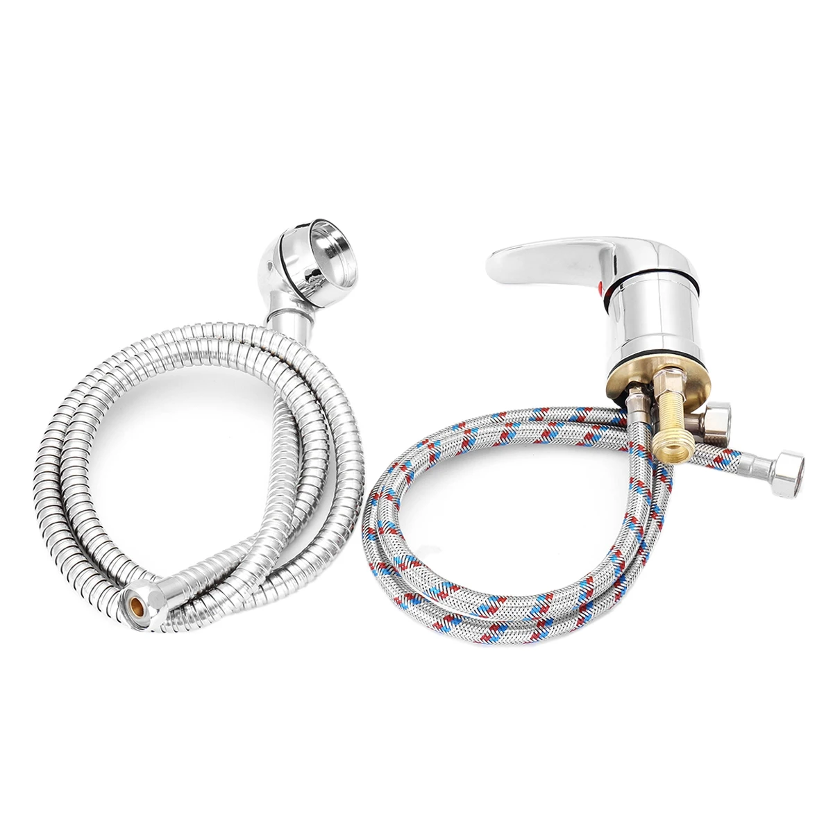 Single Wide Tap Bath Sink Shower Hose Push on Mixer Hairdresser Pet Household Faucet Extenders