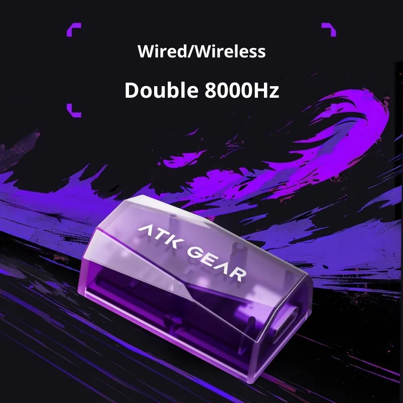 新しい Atk 超軽量ワイヤレスゲーミングマウス人間工学に基づいたデュアルモード長いバッテリー寿命コンピュータオフィス用マウスとキーボード