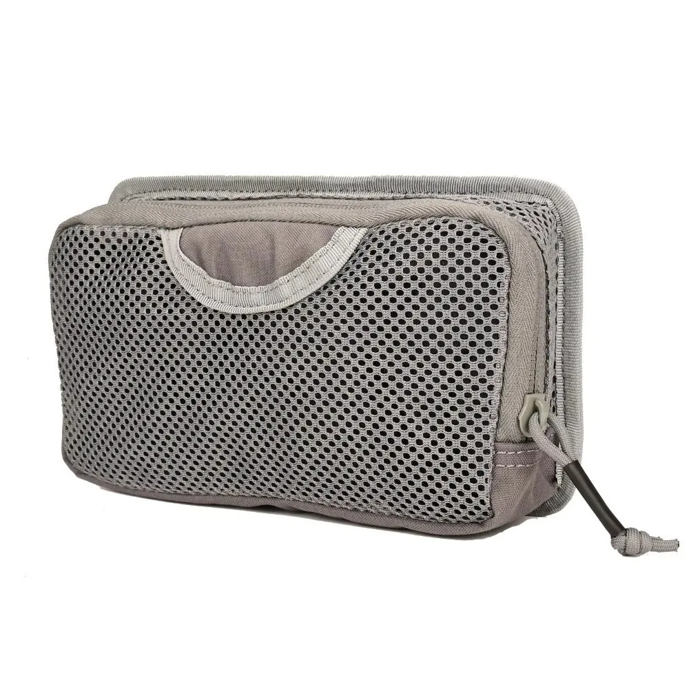 Nylon Internal Mesh Pocket Breathable Lightweight Modular Insert Pouch Hook Loop Fastener EDC Tool Admin Pack Bag