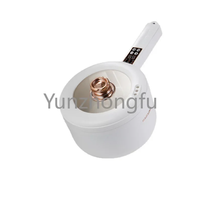 Household Fast Food Cooking Pot Mini Electric Skillet Non-stick Lazy Noodle Bowl with Lid Handle