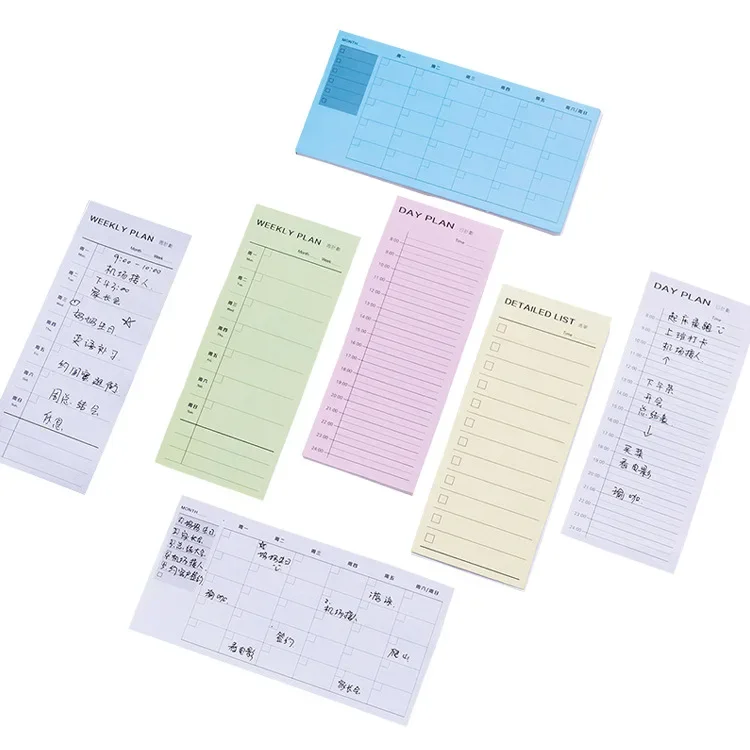 30 Sheets Memo Pads Paper To Do List Journal Note Handbook DIY Material Stationery