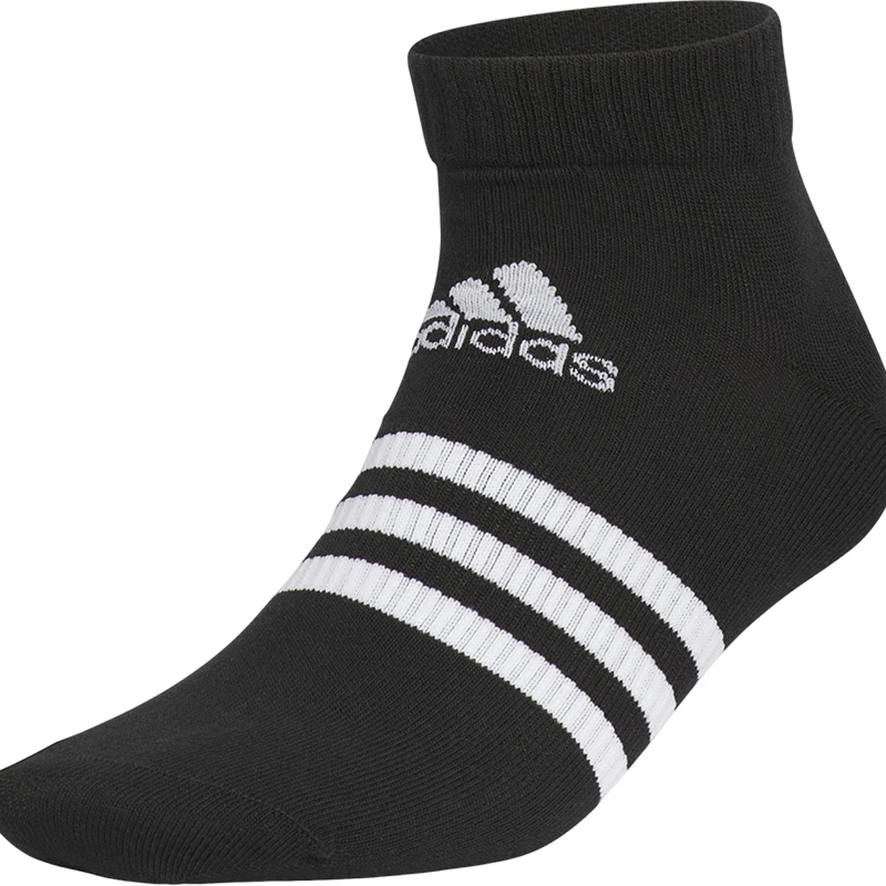 

Черные носки до щиколотки Adidas Sports Series, дышащие, удобные, прочные для тренировок по бегу