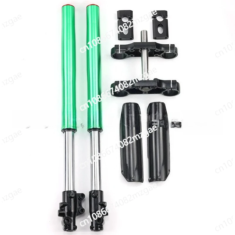 710 front inverted fork shock absorbers 45MM/48MM, with upper and lower plates installed,