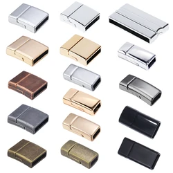 Fermoirs magnétiques en alliage de haute qualité, connecteurs de construction, collier, fermoir d'extrémité pour bracelet, bijoux à bricoler soi-même, lot exécutif, accessoires, lot de 5 pièces