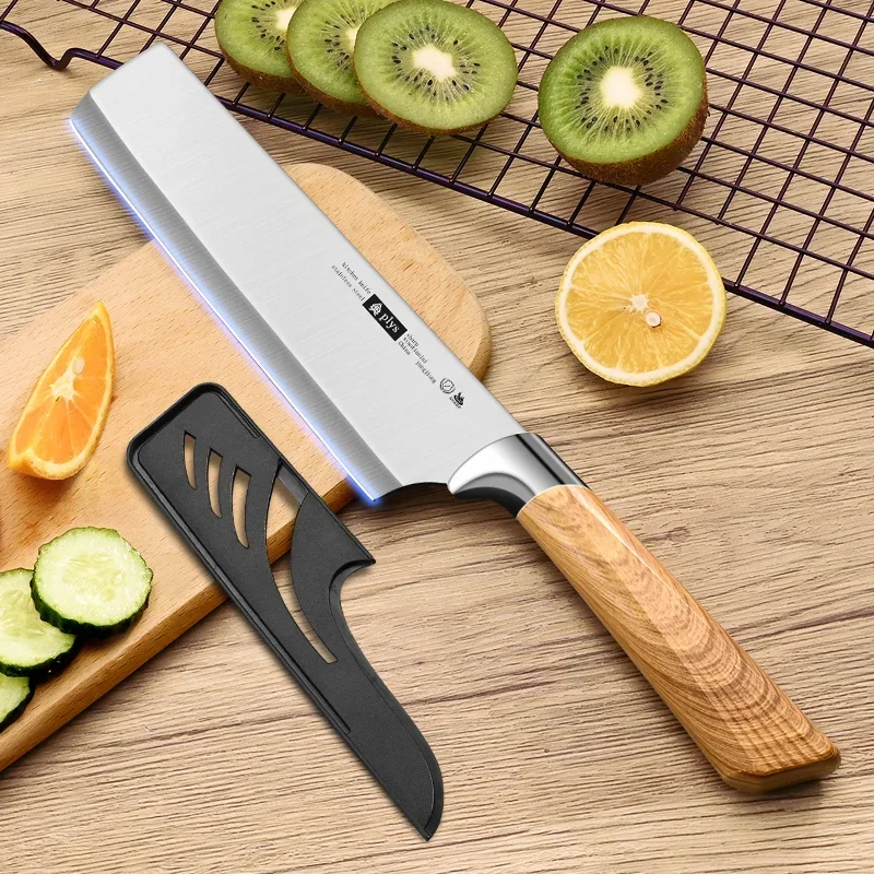 High-grade Meat Slicing Knife Professional Chef Sharp Meat Cleaver PP Handle Cutting Watermelon Fruit Knife