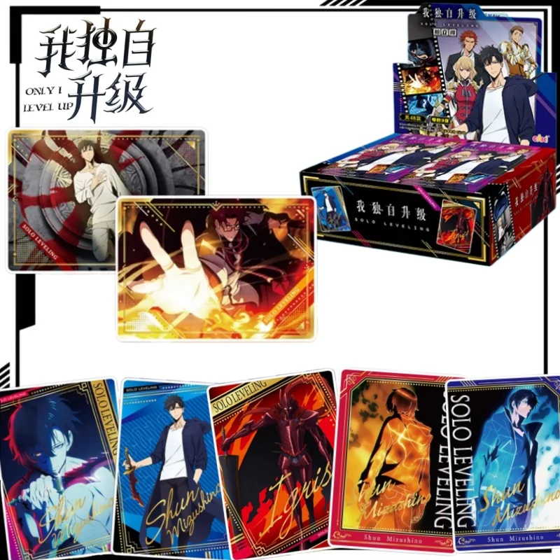 ソロレベルアップ-コレクタブルカード-漫画-サン・ジンウ-ポラロイドカード-フルボックス-アニメグッズ-ホリデーギフト-トレンドおもちゃ