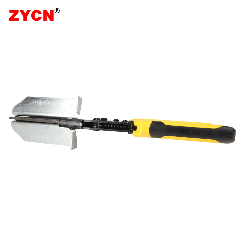 PVC Wire Stripper VSJ-110XC Clamp Plastic Trunking Shear Adjustable Stripping Length Trim Cable Cutting Terminal 45-90° Scissors