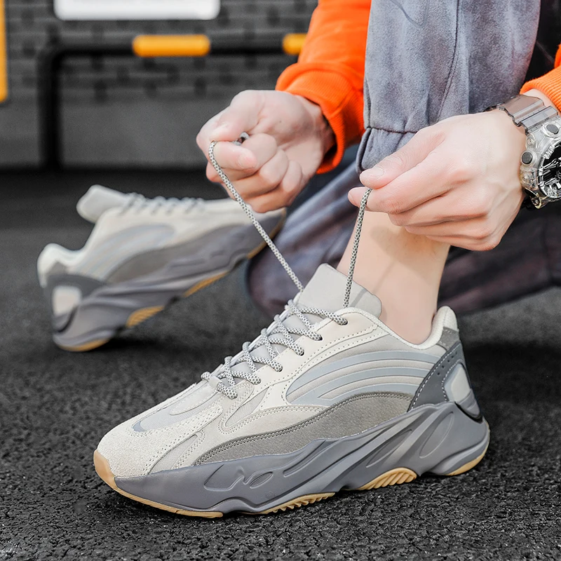Trendy Luxury Brand Couple Mens Casual Shoes For Men Chunky Designer Sport Sneakers Dad Outdoor Jogging Running Male Shoes