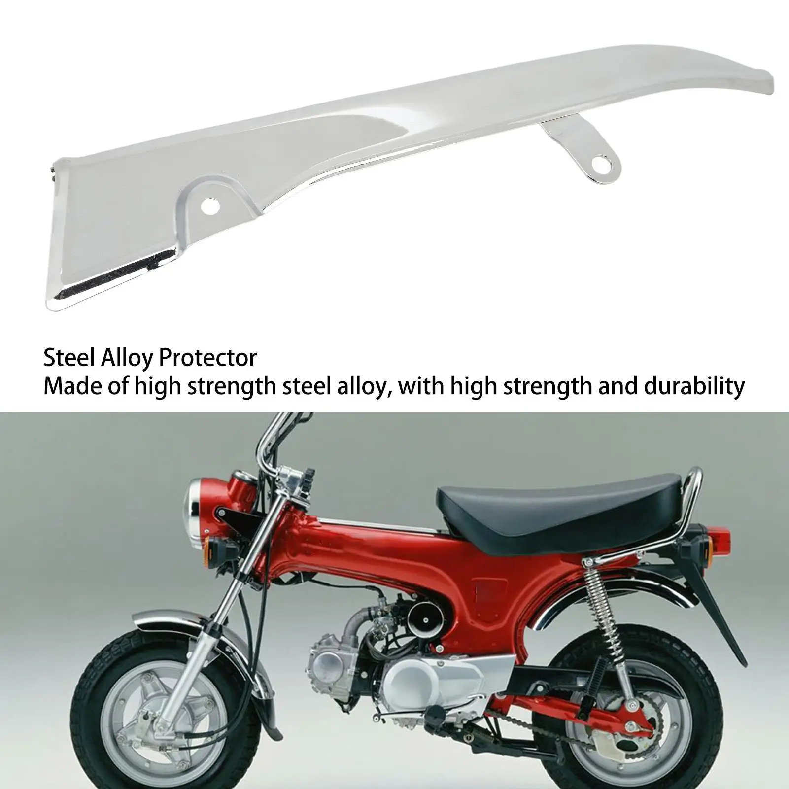 Osłona łańcucha motocyklowego Osłona ochronna ze stopu stali o wysokiej wytrzymałości do chaly CF50 CF70 6V