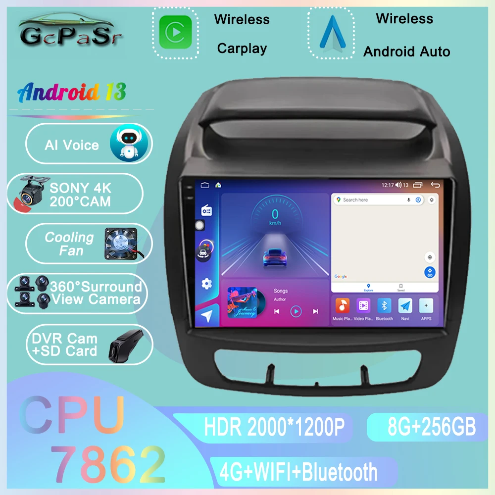 

Android 13 Car Radio For Kia Sorento 2013-2014 7862 CPU Multimedia Screen TV Vehicle Navigation Bluetooth 5G WIFI BT NO 2din DVD