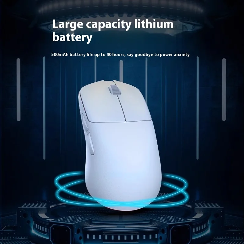 AJAZZ AJ099 Mouse da gioco wireless ultraleggero da 2,4 GHz Pulsanti programmabili ergonomici Mouse per computer per PC Gamer Laptop Desktop