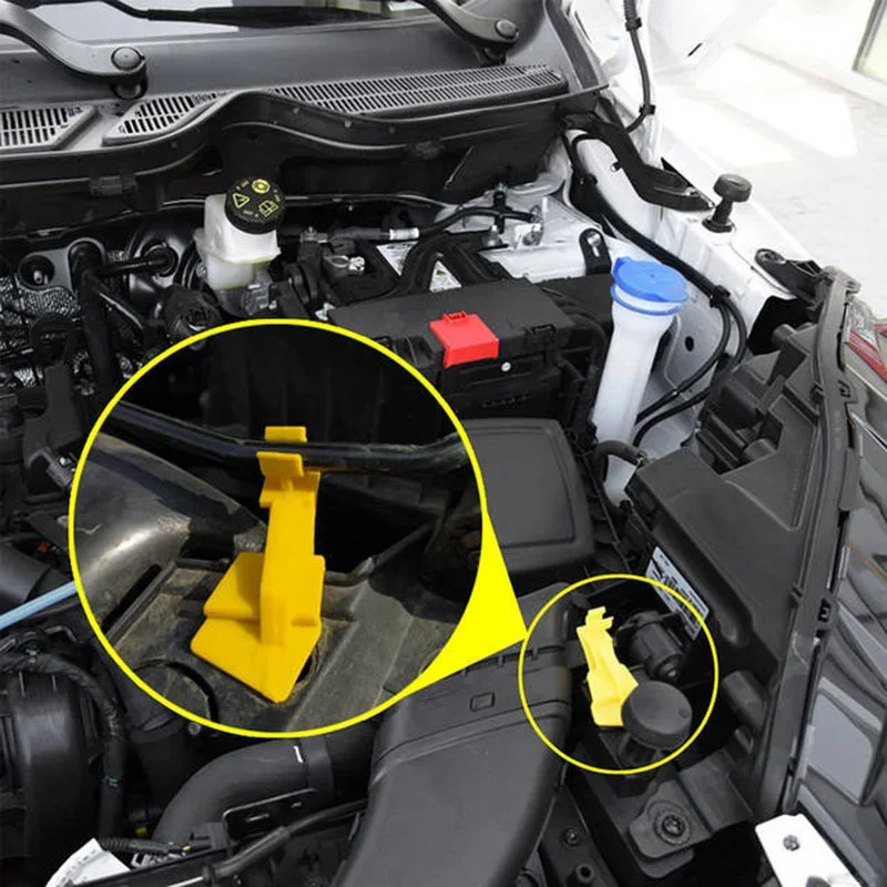 For Ford Fiesta 1PCS Engine Hood Support Bar Stanchion Fixing Base Clips 091011121314 Auto Interior Accessories