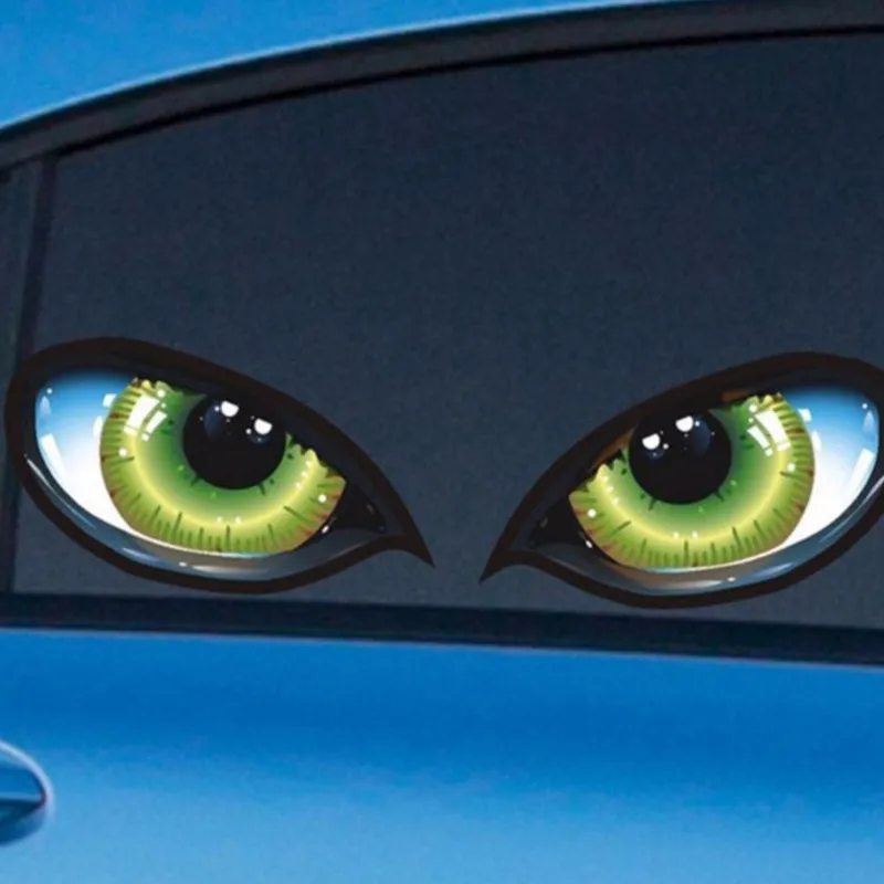 

Автомобильные 3D наклейки, стерео, отражающие кошачьи глаза, автомобильные наклейки, высокое качество, креативные наклейки на зеркало заднего вида, универсальные глаза