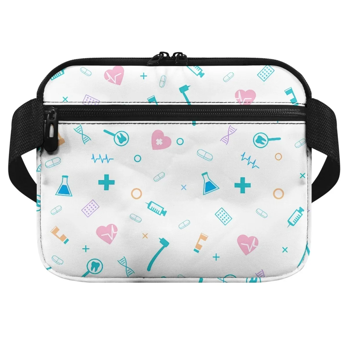 Riñonera con estampado de equipo médico para mujer, bolso de cintura cómodo, portátil, práctico, ajustable, riñonera de lactancia, regalo