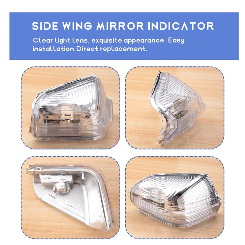 

Индикатор двери зеркала крыла, линза указателя поворота без лампочек, левый и правый для Mercedes Sprinter/Crafter 2006-2017