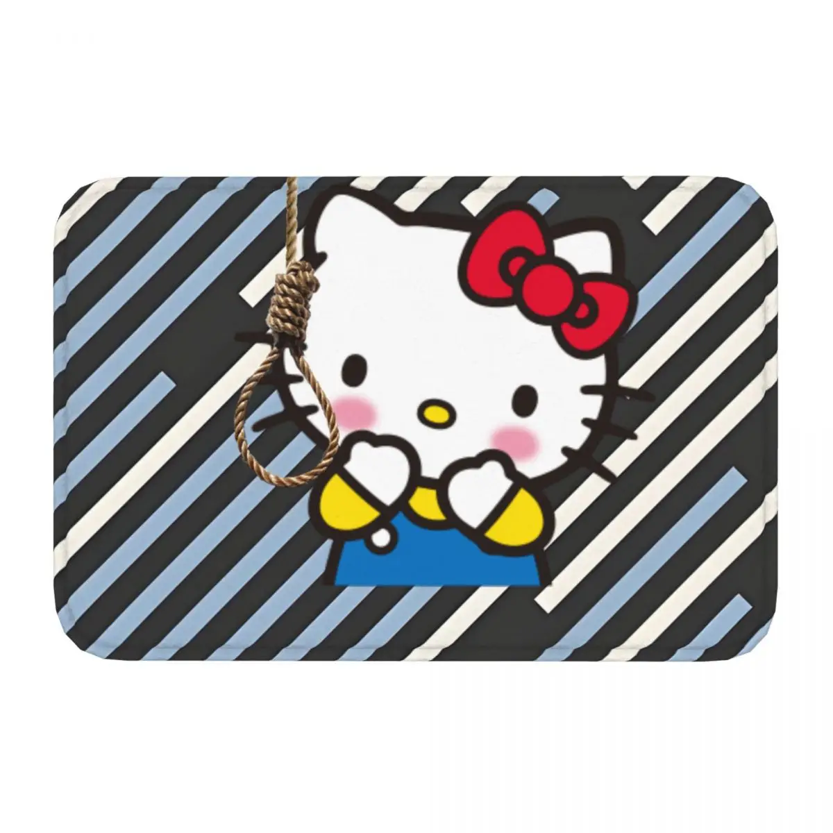 Hello Kitty Anti-Slip Doormat Bath Mat Disney Cats Hallway Carpet Welcome Rug Home Decorative