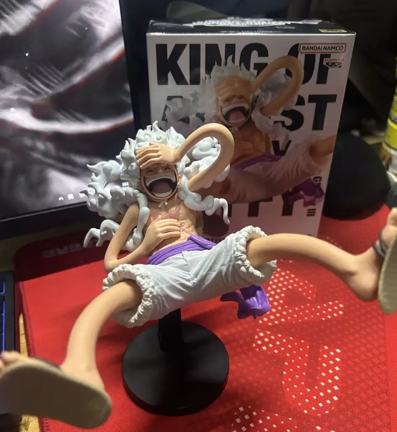 

В наличии: Оригинальная фигурка Bandai Banpresto One Piece King Of Artist KOA Monkey D. Luffy Gear 5, три новые версии, аниме-фигурка, декоративная.