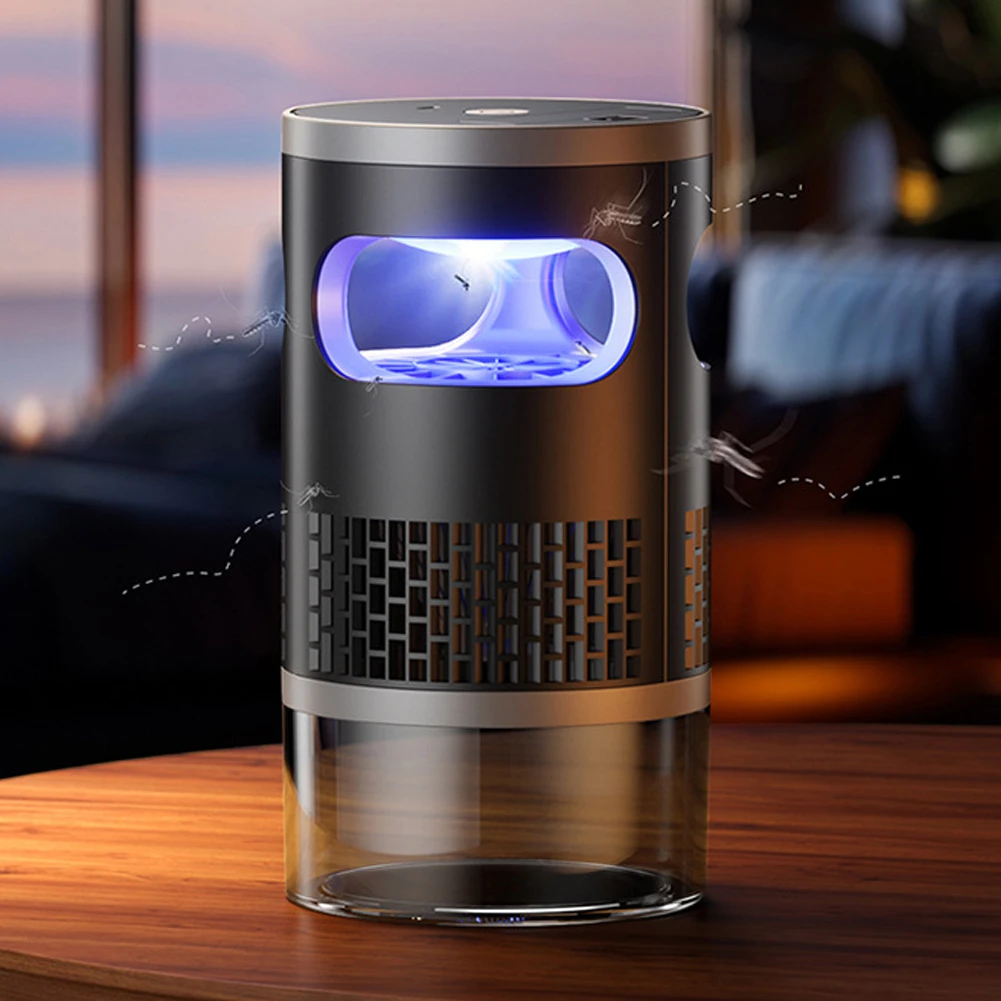 

Электрическая лампа от комаров, перезаряжаемая лампа от комаров со светодиодным ночником, ловушка для комаров для наружного патио, заднего двора, сада