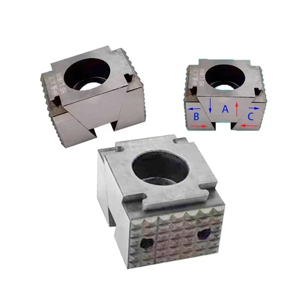 Cnc Industrial Grade CNC Machining Single Vise Locator OK Wedge Clamp Tooth Jaw M8 M10 M12 Workholding Tool Modular for Milling
