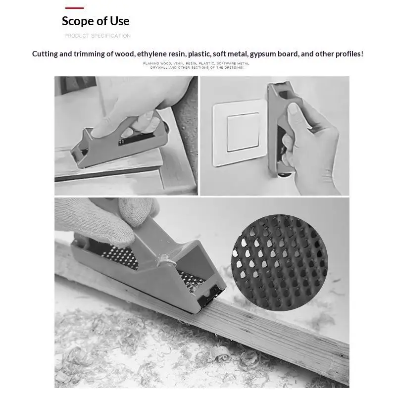 Gypsum Board Planing File Wallboard Rasp Trimmer Abrasive Plasterboard Planer For Drywall Edge Finishing Construction