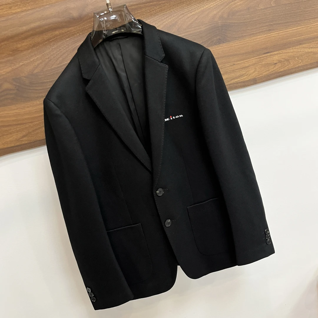 Italian Kiton 25 Lazy Casual Versatile Wool Fashion Suit Jacket