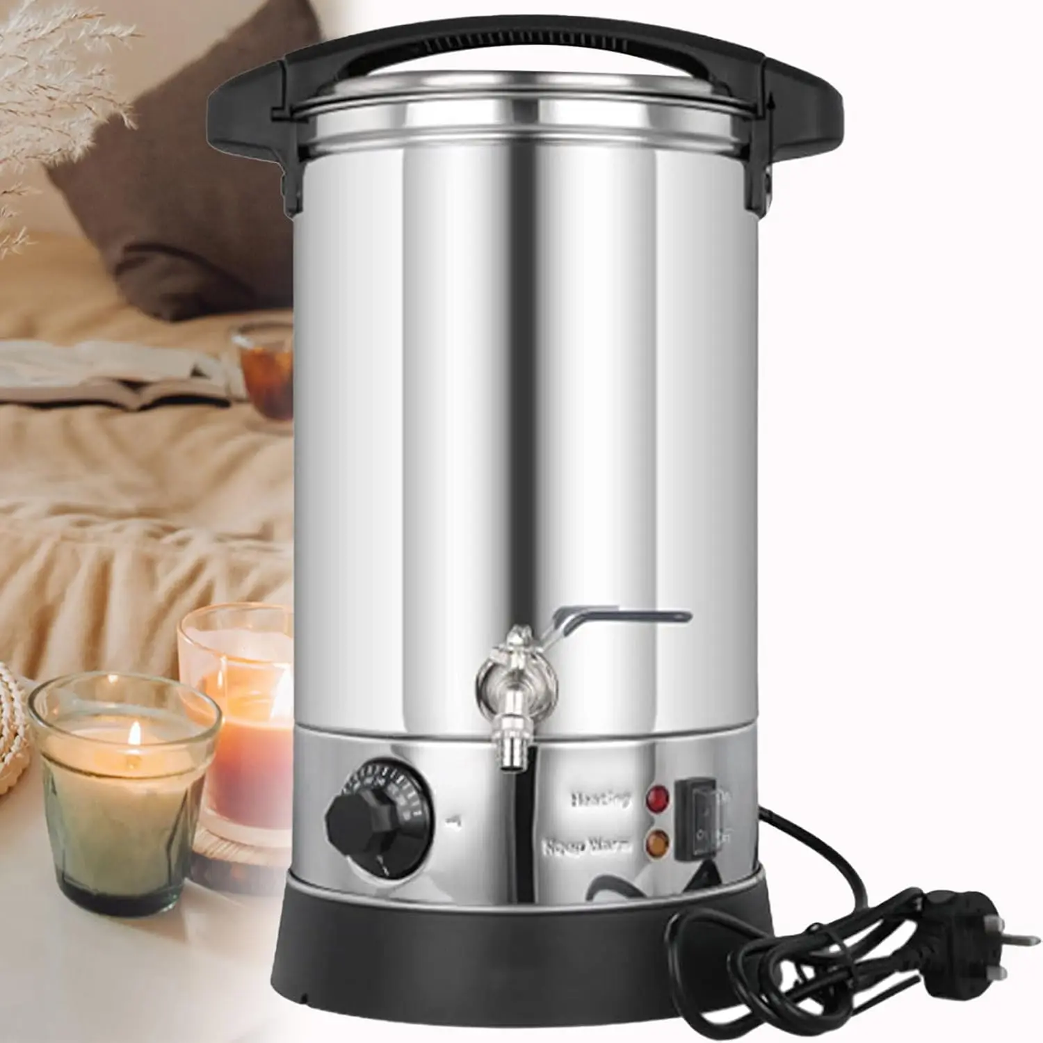 

Wax Melter for Candle Making Large Capacity Candle Wax Melting Pot with Spot Candle Making Kit for Small Business Soap Melting C