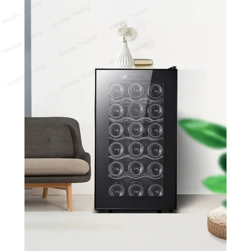 18-Pack Red Wine Constant Temperature Wine Cabinet Refrigerator Electronic Air Cooling Refrigerated Cabinet