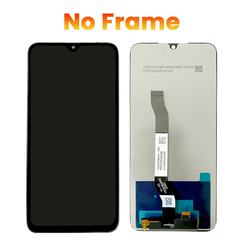 6.3 inch for LCD Xiaomi Redmi Note 8 M1908C3JH M1908C3JG  For Touch Screen Digitizer  LCD with frame