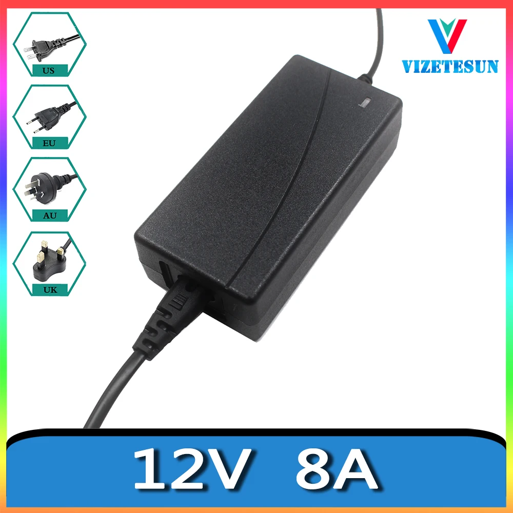 12V 8A Electric Fish Scale Machine Dedicated Household Artifact Planer And Scraper Tool Fish Killing Machine Power Adapter Cable