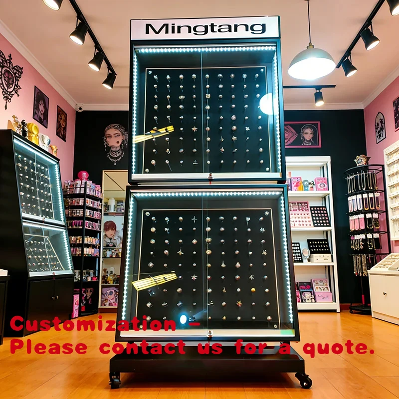 Customize.Custom High End Luxury Jewelry Cabinet Floor - Standing Body Piercing Display Stand