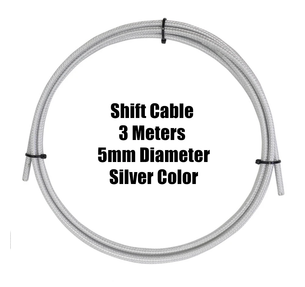 3 Meter geflochtenes Fahrradkabel Slick Lube Shift-Gehäuse Weave Bremsschlauch Schaltwerk Shifter Line Wire für Rennrad Mountainbike