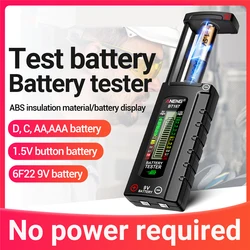 BT169 Digital Battery Testers Detector Multifunctional Quickly Measure Battery No Power Required for C D AA AAA 9V 1.5V Button