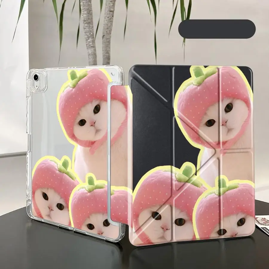 Tablet Case For iPad Mini 6 7 Pro 11th 10th 9th 8th 7th 12.9inch Pro 2025 Air 4 5 M3 M2 1 2 M4 11inch Y-Fold Holder Cover