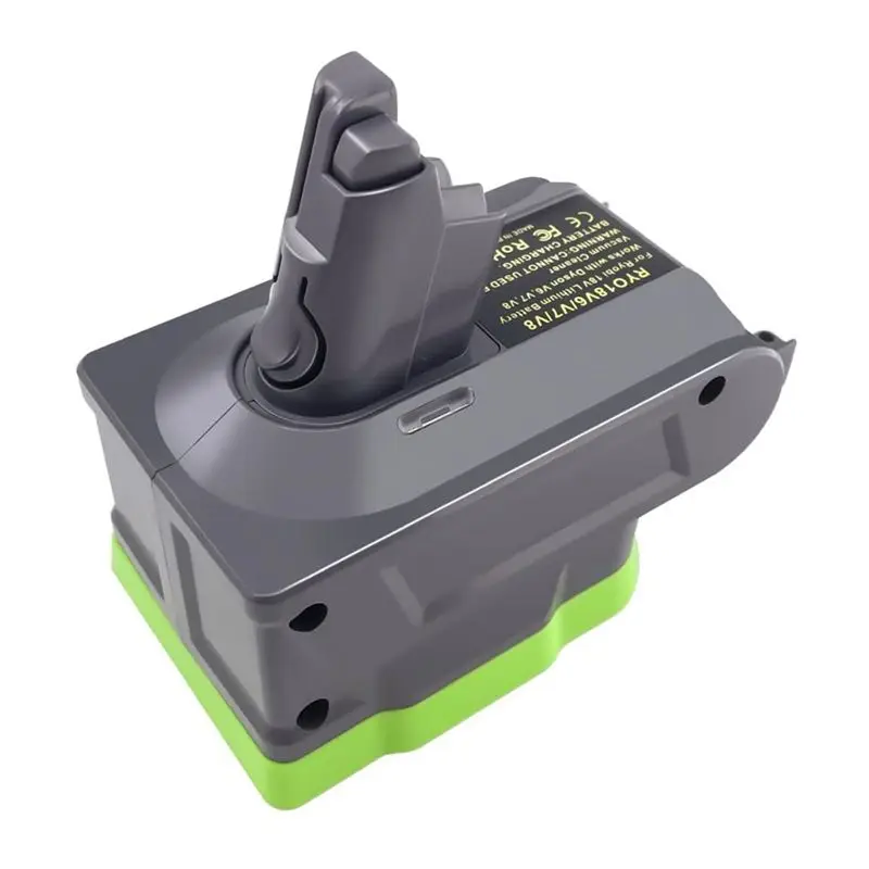 ABYA RYO18V6V7V8 Battery Adapter for 18V Convert to for Dysom V6 V7 V8 Animal Absolute Vacuum Cleaners