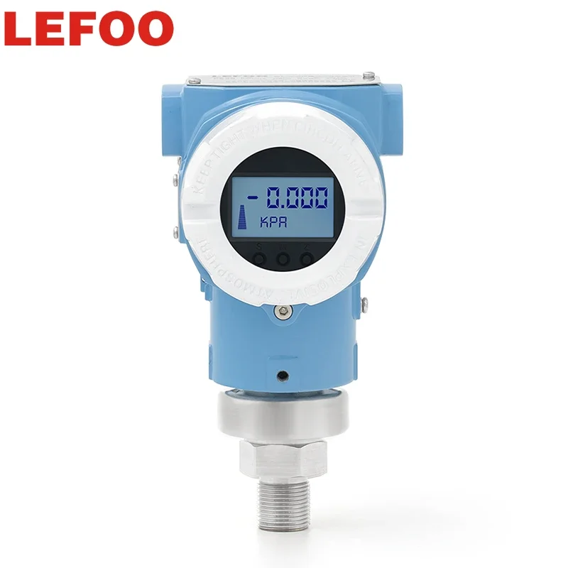 HOT PopularLEFOO Monocrystalline Silicon Sensor Gauge/Absolute Pressure Transmitter With Display With HART375